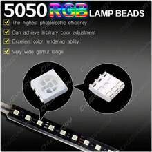 4*9 RGB LED Strip Under Car Tube Underglow Underbody System Neon Light Kit - Multicolor - View 10