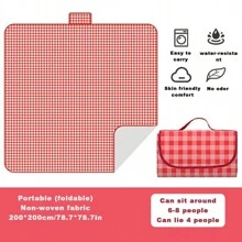 1pc Outdoor Picnic Mat, Waterproof And Moisture-Proof Thickened Mat, Portable Storage Picnic Mat, Camping Mat, Tent Mat