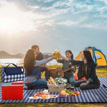 1pc Outdoor Picnic Mat, Waterproof And Moisture-Proof Thickened Mat, Portable Storage Picnic Mat, Camping Mat, Tent Mat