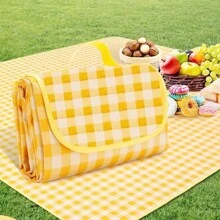 1pc Outdoor Picnic Mat, Waterproof And Moisture-Proof Thickened Mat, Portable Storage Picnic Mat, Camping Mat, Tent Mat