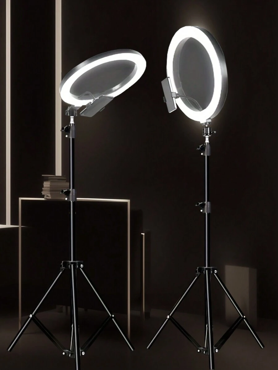 10inch Ring Light With Stand And Phone Holder Cheap Ring Light With Stand 45 Inches - Black - View 1