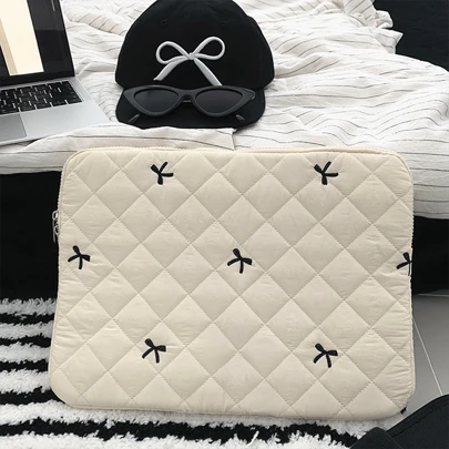 Laptopväska, rombiskt mönster, handhållen bärbar skyddsväska Passar 11", 13", 13,3", 14", 15-16" Air/Pro, M3/M2/M1 Max PC Laptop, Notebook, Chromebook