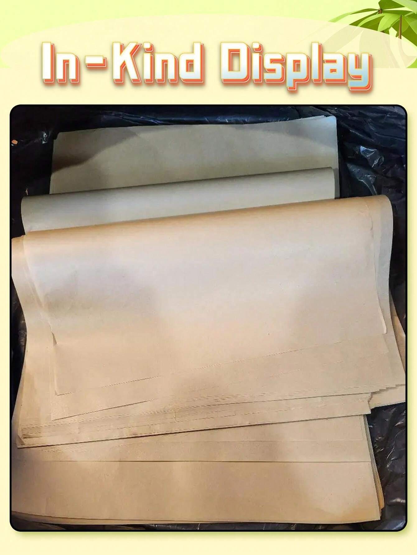 Papel Rectangular 50 piezas de papel de pergamino precortado para hornear, antiadherente ...