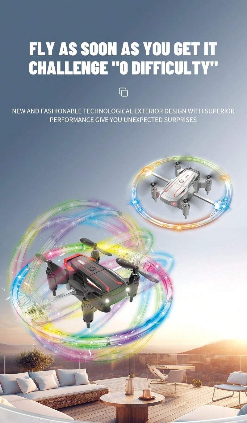 BK2 Remote Control Stunt Drone Rotating Four Axis Aircraft Toy One Click Lifting Return And