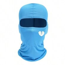 1 pezzo Passamontagna con stampa a cuore, maschera da sci, maschera antivento per il viso, protezione UV, sciarpa per snowboard, motocicletta, San Valentino per uomo