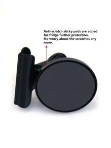 12pcs Magnetic Clips Black Fridge Magnets Round Magnet Clips Small Magnetic Pegs - Black - View 3