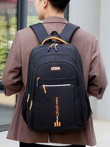 出境工作行李背包男大容量商务旅行高档旅行背包大背包喷雾地面笔记本电脑学校背包书包大学书包夏季随身携带实用黑色礼物个性化礼物男士男朋友爸爸丈夫父亲节礼物书包新生书籍返校多功能宿舍大学生通勤书籍万圣节男士礼物秋季圣诞节尖叫包男士背包冬季圣诞礼物旅行包，学校用品，学校背包，书包，学校背包，返校背包，学校书包，大背包，背包学校，返校包，防水，笔记本电脑隔层，轻便，便携，男孩和男士，非常适合返校，开学第一天，中学，高中 - 彩色 - 查看 3