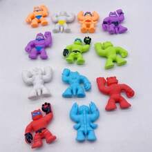 5 piezas de muñecas Monster LaLaLoopsy y figura de hombre fuerte - Color aleatorio - Ver 4