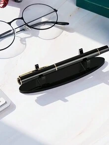 1入組亞克力創意筆筒，鋼製筆架，桌上辦公文具筆刷展示架，圓珠筆筆筒，文具組織架 - 多色 - 查看 2