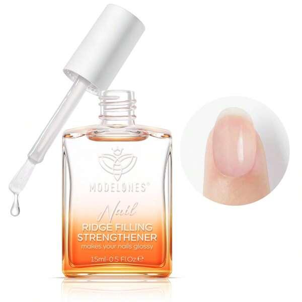 MODELONES Modelones Nail Hardener Extra Strong 8-in-1, Nail Care Products, Nail Hardener for Brittle Nails, Groove Filler, Nail Repair, Nail Growth Formulas, Nail Strengthener, Nail Hardener, Nail Oil, Base