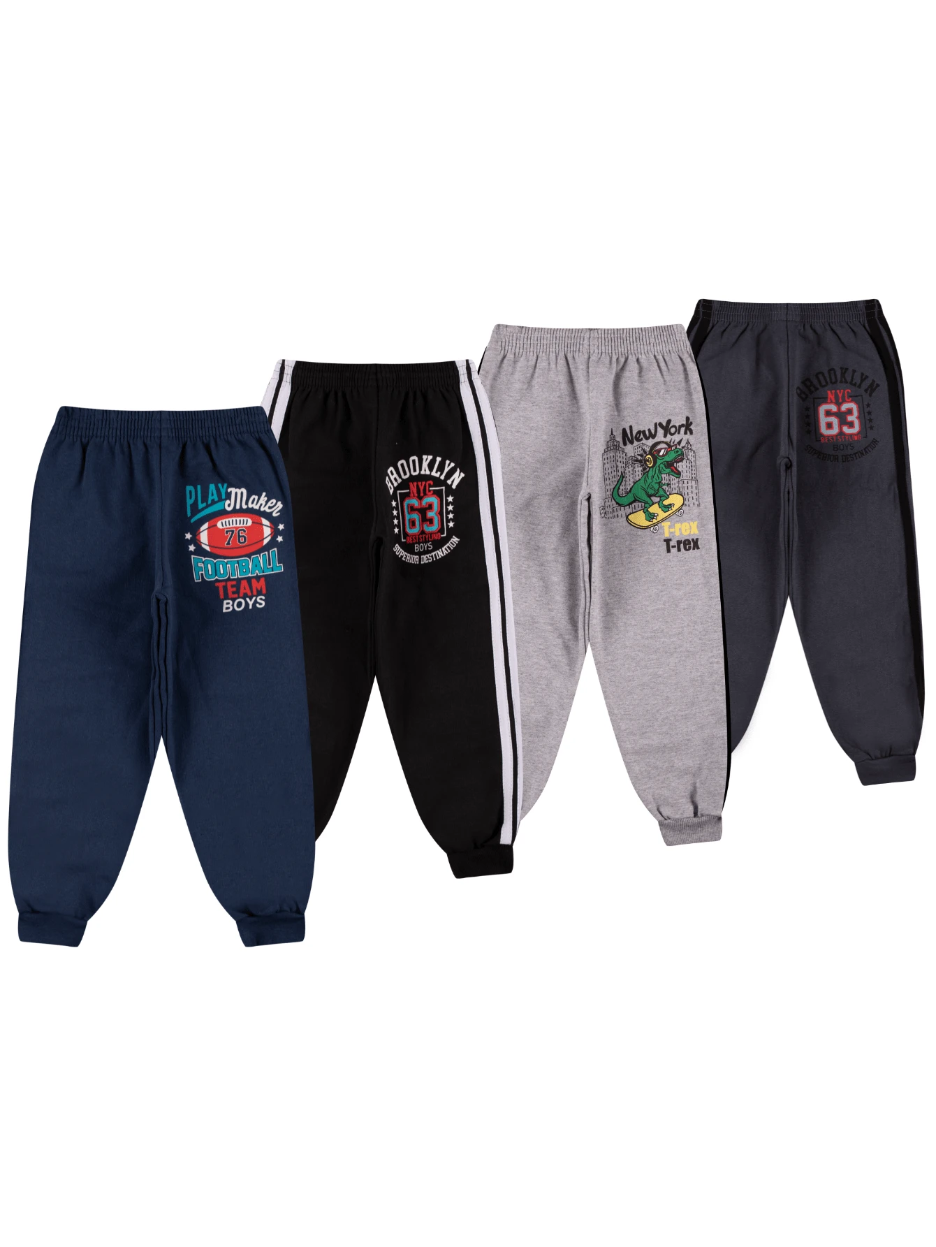 Kit 3 Calça Infantil Menino Masculino Juvenil 1 ao 14 - 3 Calças Infantil Sortidos