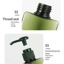 Bình ép di động 150ml có thể đổ đầy dành cho du lịch, nước rửa tay/sữa tắm/dầu gội/hộp đựng kem dưỡng da - Nhiều màu - Xem 6