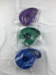 3入組彈性阻力帶（藍色、綠色和紫色） - 藍色和綠色和紫色 - 查看 7