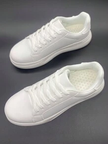 Paar Sneakers für Männer/Frauen, weiße Board Schuhe Frühling/Sommer Neue Freizeitschuhe für Studenten Sportschuhe 36-42 große Größe, rutschfeste Arbeitsschuhe