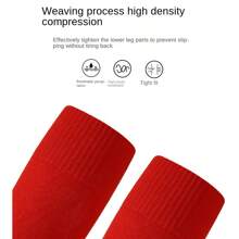 1 Pair Double-Layer Breathable Football Shin Guards Leg Warmers For Men, Shin Pads Sleeves With Board Pocket