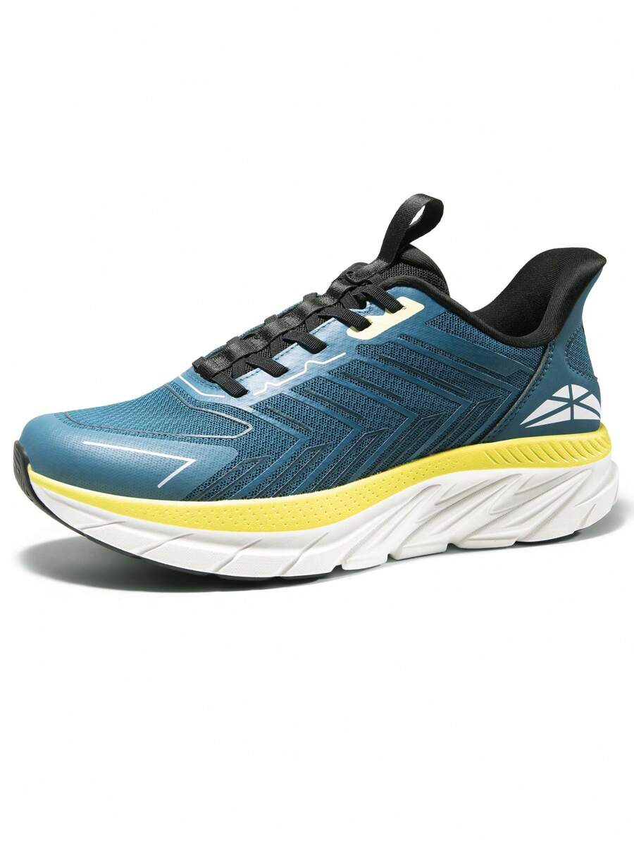 Men's Slip On Comfortable Walking Shoes Running Tennis Athletic Gym Workout Cross Training Sneakers - 藍色 - 查看 1