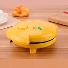Maquina Mini Cake De Fazer Bolinhos Waffles Cor Amarelo 110V E 220V & - Amarelo - Visão 5