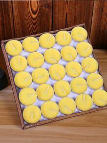 50-100 件无烟茶蜡烛浪漫生日求婚表白圆形芳香疗法酒店家用茶煮蜡封加热万圣节、幽灵、秋季、节日、假期圣诞节、冬季、假期、节日、房间装饰、礼物 - 彩色 - 查看 21