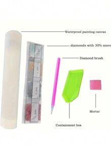 1套蝴蝶圖案DIY 5D鑽石繪畫套件，鑽石藝術套件，鑽石十字繡馬賽克，全圓寶石牆藝術裝飾，刺繡套件家居房間裝飾，手工家庭禮物，客廳廚房臥室裝飾畫，不含框架（11.8英寸*11.8英寸） - 彩色 - 查看 5