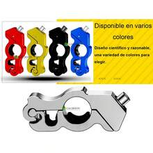 Candado De Alta Seguridad Ajustable Para Motos Y Bicicletas; Candado De Disco De La Motocicleta De La Motocicleta Seguro; Candado Para Moto Manubrio Acero Seguridad Anti Robo; Candado Para Motocicleta Bloqueador De Freno Y Acelerador - Azul - Ver 7