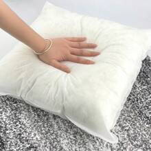 1pc Throw Pillow Insert, Firm And Fluffy Decorative Square Pillows For Bed, Sofa, Couch,15.7/17.7/19.7inch