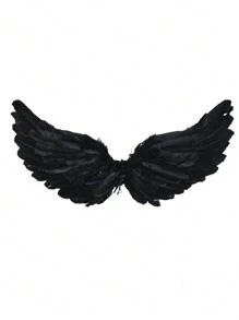 1pc Angel Demon Feather Wings Personalized Costume Prop, Suitable For Holidays, Performances, Cosplay Halloween Halloween Accessories