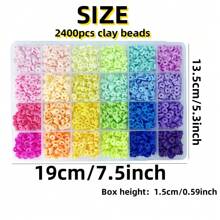 1 Set de herramientas de moda para hacer pulseras con cuentas de arcilla, piezas de cerámica suave, kit de manualidades DIY - Kit de pulsera con cuentas de piedra negra y arcilla polimérica, adecuado para mujeres y adolescentes con estilo universitario, joyería hecha a mano, gran regalo para vacaciones y fiestas