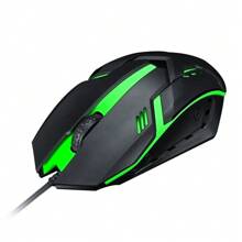 Kit Mobilador Gamer Completo Promoção RGB Premium Semi Mecanico Teclado e Mouse - Preto - Visão 3