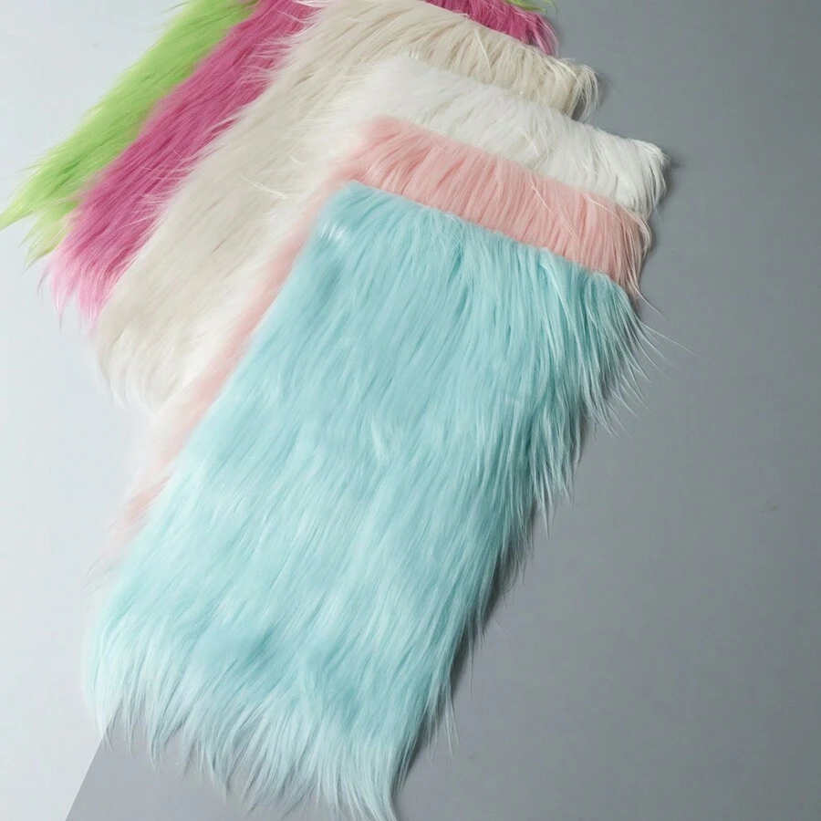 High-Quality Plush Fabric For DIY Cosplay Costumes Or Stuffed Animals Making, Featuring Long Pile And Soft Handfeel - Multicolor - View 1