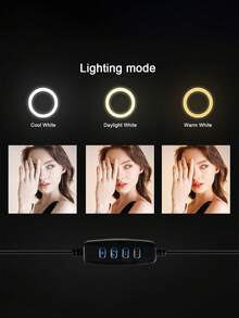 10inch Ring Light With Stand And Phone Holder Cheap Ring Light With Stand 45 Inches - Black - View 7