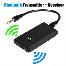 5.0 Bluetooth Transmitter Receiver 2-In-1 3.5MM Adapter Audio Computer TV External Bluetooth,A Must-Have For Holidays, Holidays, Summer, Travel - màu đen - Xem 1