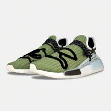 Adidas NMD Human Race X BBC Ice Cream X Pharrell Running Dog (GZ1664) Size 5-13 - Green - View 2