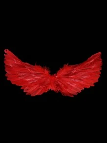 1pc Angel Demon Feather Wings Personalized Costume Prop, Suitable For Holidays, Performances, Cosplay Halloween Halloween Accessories