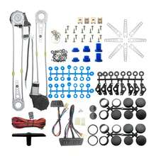 1 Par Carro Puerta Kit Vidrios Electricos Universales 12v - Negro - Ver 6
