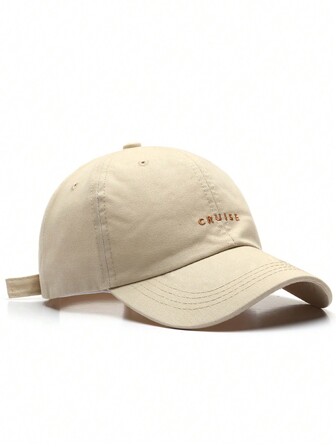 男士字母刺繡棒球帽，適用於日常生活和戶外休閒