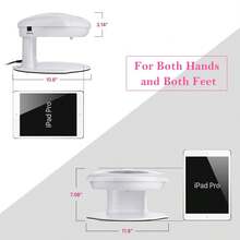 Makartt Nail Dryer, 400W Air Nail Fan Dryer With Automatic Sensor Nail Polish Dryer For Regular Polish Nail Blow Dryer Warm And Cool Wind For Mothers' Day Gift Nail Dryer Fan For Manicure Pedicure Salon Home Use - White - View 5