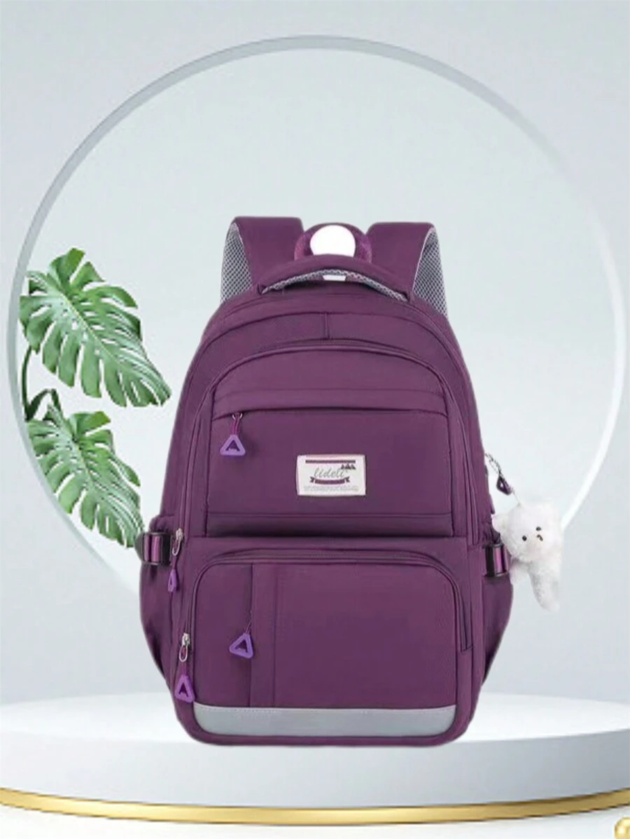 Women Functional Backpacks - 紫色 - 查看 1