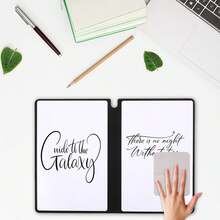 Portable A5 Dry Erase Notebook, 9.4x6.5 Inches Reusable Whiteboard Notebook For Office, Business, And Home - Navy Blue - View 3