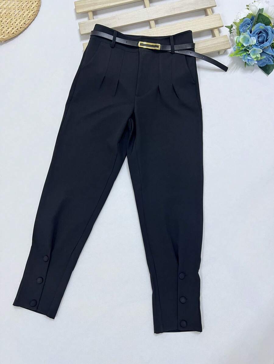 Women Pants - Black - View 1