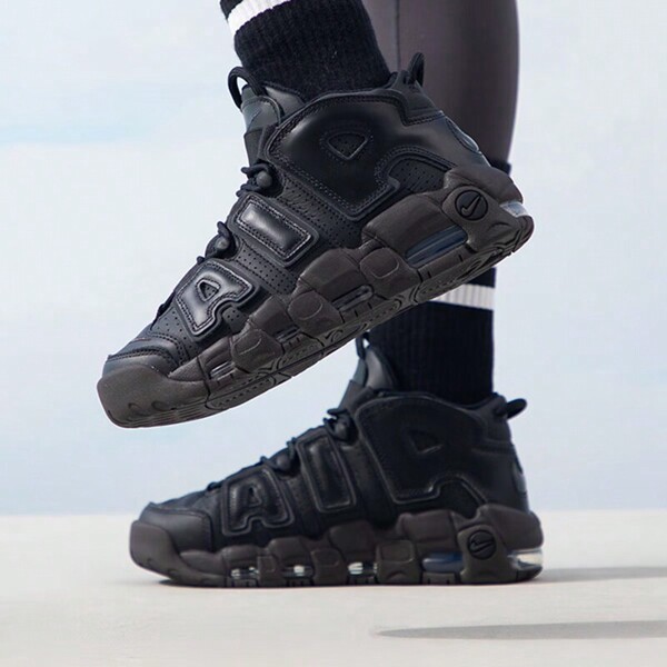 Nike Zapatillas de baloncesto Nike Air More Uptempo para mujer, modelo retro con absorción de impactos, zapatillas deportivas casuales, nuevo modelo 2024, DV1137-001