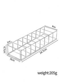 klimonla 1 pieza Organizador cosmético transparente acrílico para escritorio con cajón a prueba de polvo para almacenamiento de polvo compacto, paleta cosmética, caja de herramientas de maquillaje y expositor, organizadores para maquillaje organizador belleza caja almacenamiento comestica caja maquillaje