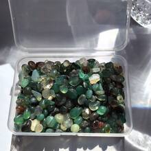 100g混色彩虹石頭顆粒，DIY手工藝品必備，包括天然瑪瑙、閃石和水晶石 - 彩色 - 查看 12