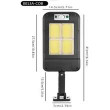 Đèn LED chạy bằng năng lượng mặt trời có điều khiển từ xa, cảm biến chuyển động, siêu sáng, không thấm nước, lý tưởng để sử dụng ngoài trời và gia đình, sân trong, chiếu sáng sân vườn - Đèn năng lượng mặt trời 1 - Xem 10