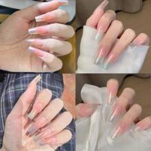 6 Colors White Pearl Chrome Nail Powder,Iridescent Aurora Powder Metallic Mirror Effect Pigment Pearlescent Mermaid Pigment Pearl Glitter Dust Kit,Nail Art Decoration, Resin Craft