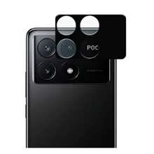 Película Para Câmera Poco X6 Pro 5G Vidro Temperado 3D Protetora Traseira Celular Xiaomi Pocophone - Transparente - Visão 3