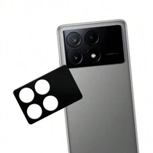 Película Para Câmera Poco X6 Pro 5G Vidro Temperado 3D Protetora Traseira Celular Xiaomi Pocophone - Transparente - Visão 1