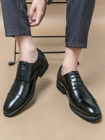 New Men's British Style Business/Formal Leather Shoes