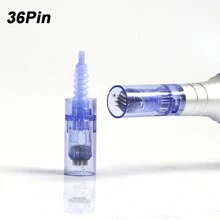 10/50/100Pcs/Lot Bayonet Derma Pen Needles Nano 36 12 Microneedling Cartridge Tip MicroNeedle For A6 N2 M5 M7 A1 E30 MYM Pen Bayonet Slot Disposable Replacement Parts (0.25mm) For Skin Care,Beauty,Skin Care Products,Spa,Self Care,Skin Care Tools,Face Care,Esthetician Supplies,Massage,Face Massage Tool,Face Roller - Blue - View 19