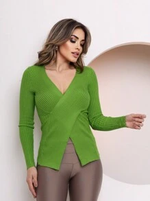 Blusa manga longa de linha/tricô, blusão outono inverno, suéter feminino jx-113