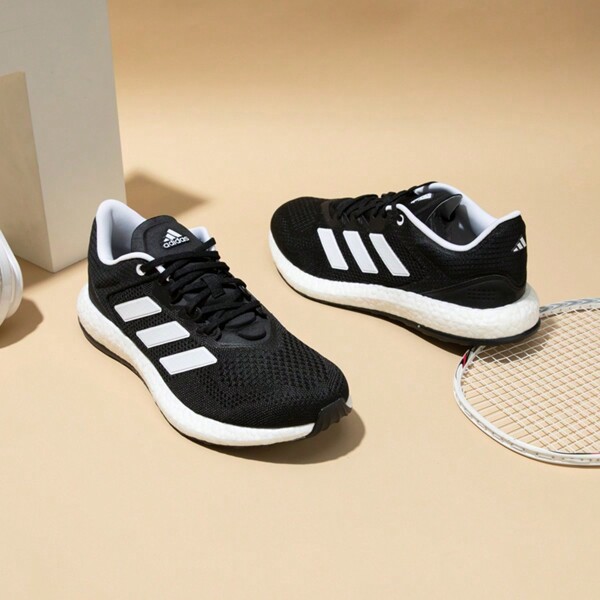 Adidas Pureboost Q2 Shock-Absorbing Lightweight Mesh Breathable Running Shoes Gx4705